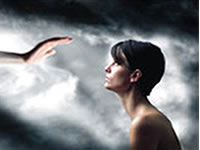 faithhealing hand on head cloud angel spirit